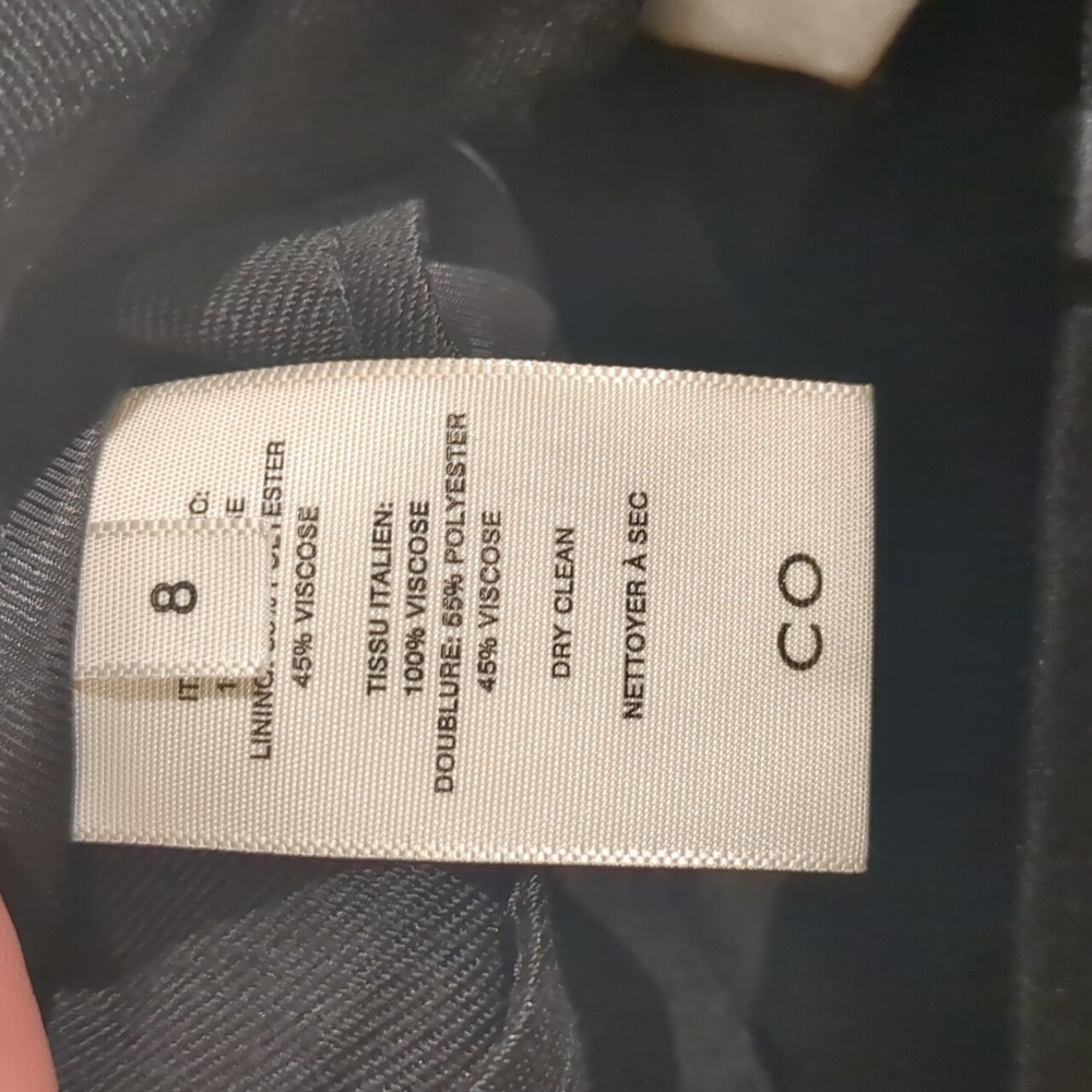 CO satin wide leg satin pants - Picture 6 of 7